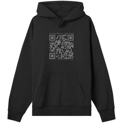 goatse.cx hello.jpg original | hoodie off black boxy y2k fit - lunacy